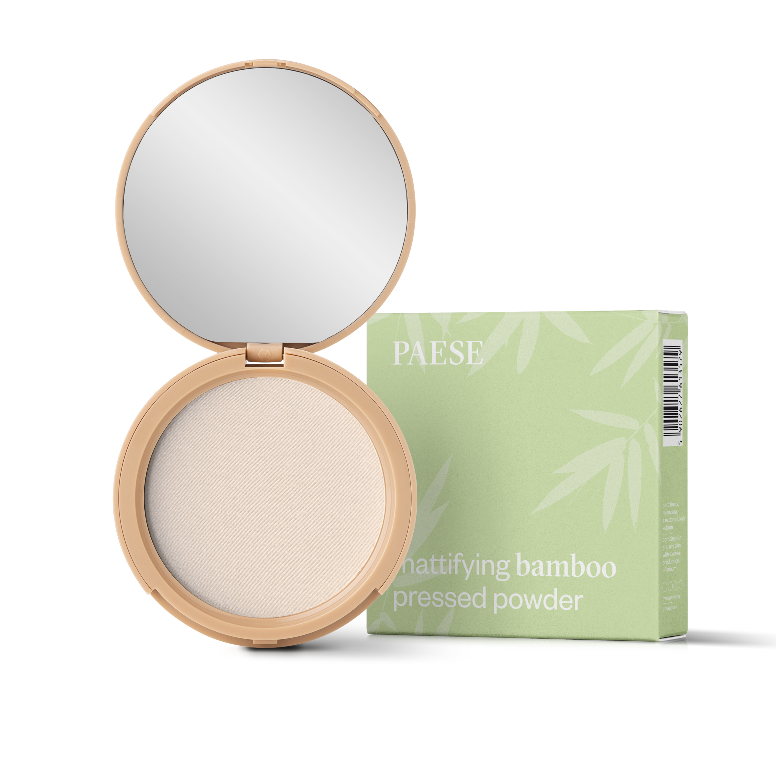 Bamboo pressed powder_opak_produkt_1 copy Mattifying Bamboo Pressed Powder - Image 1